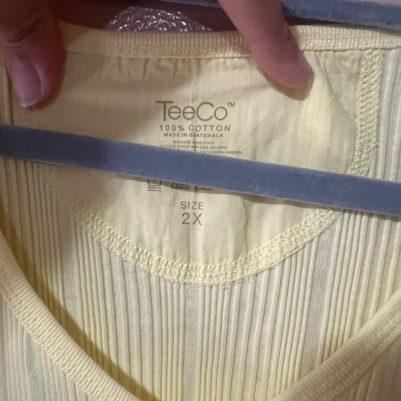 Sunny Yellow V-Neck Women's Tee - Picture 2 of 2